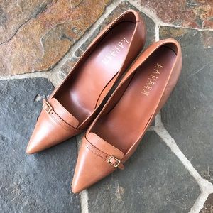 Lauren Ralph Lauren Ablina 6.5 B Tan pumps